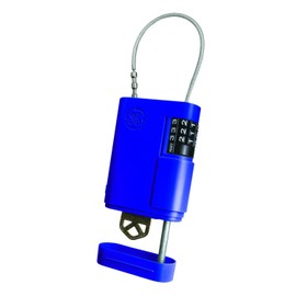 AccessPoint Supra Portable Stor-A-Key Key Cabinet and Steel Cable (Blue)