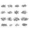 CLAHJQX 350 Pcs M1.6 M2 M2.5 Hex Socket Button Head