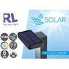 Reality Leuchten Garcia R54066101 LED Solar Outdoor Table Lamp RGB