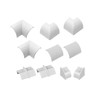 D-Line Quarter Round Cable Trunking Clip-Over Accessory Multipack | Join