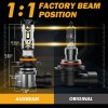 AUXBEAM Combo Pack LED Headlight Fog Light Bulb for Ram