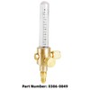 1/4" SAE Flare Inlet and Outlet 50PSI 0-75CFH Nitrogen Flow