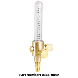 1/4" SAE Flare Inlet and Outlet 50PSI 0-75CFH Nitrogen Flow Meter, Flow Output Provides Precision Gas Flow Control for Nitrogen-Purging Applications 0386-0849