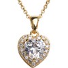 LuckyLy Collares para Mujer Corazón Zirconia Cúbica Regalos para Mamá