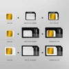 Cable Technologies SIM Card Adapter Kit for All Smartphones and