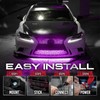 OPT7 Aura 4PCS RGB LED Grille Lights with Remote Control,