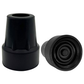 XSL Replacement Cane Tips, 3/4 Inch, Black.