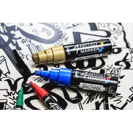 Pebeo 4Artist Marker, Oil Paint Marker, 2 mm - Black