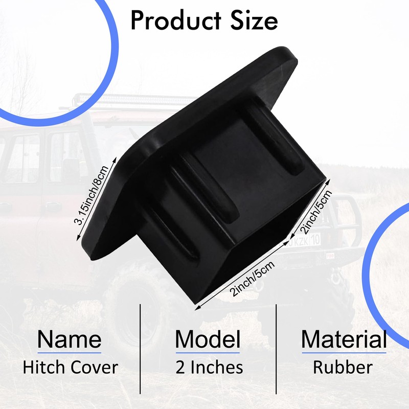 NITAHHHY Trailer Hitch Cover,Adventure Awaits Nature Mountain 2 Inch Hitch