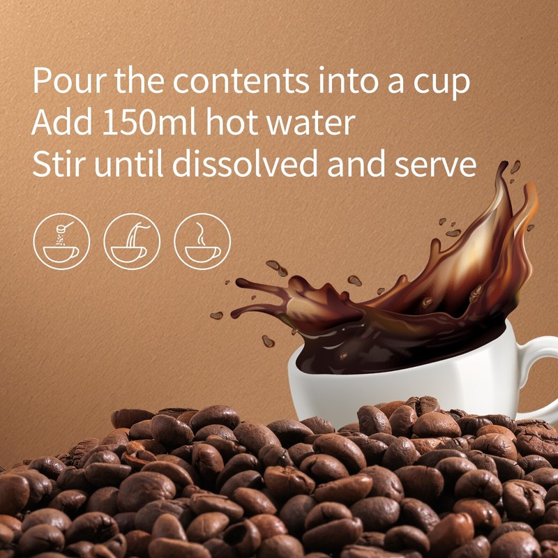 GANOHERB Organic 5 Mushroom Coffee, Instant Coffee Powder for Energy,30