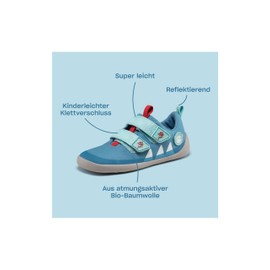 Affenzahn Minimal Knit Happy Trainers, Unicorn Pink