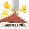2 Pairs 4 Inch Line Blocks Masonry String Lines Concrete