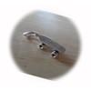 New 1 Sterling Silver 3D Tiny 13x5mm Detailed Skateboard Skate