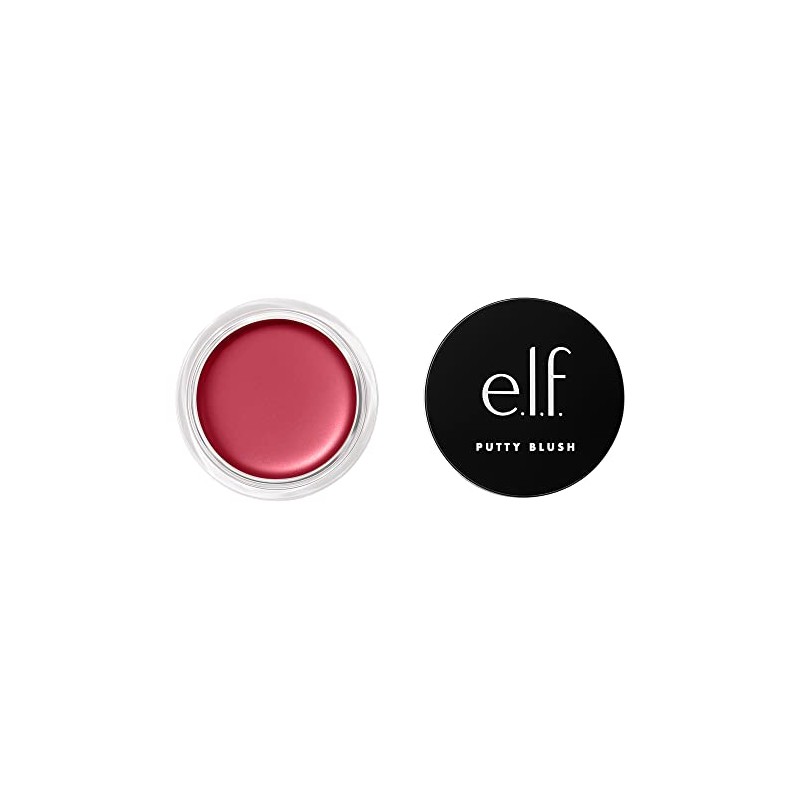 e.l.f. Putty Blush, Creamy Ultra Pigmented Formula, Infused with Argan