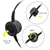 Noise Cancelling Two-Way Radio Over Ear Raceway Black Headset for