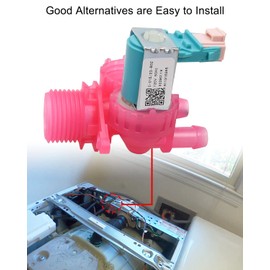 Washing Machine Water Inlet Valve Fit for Maytag Amana Whirlpool Replace W11316255 W11036934 W11036928 33490439 AP6835736, Clothes Washer Water Valve for Front Loading Washers
