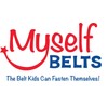 Myself Belts Unisex Easy One Handed Genuine Leather with Faux