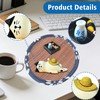 ChilArt Lunchtime Cat Collectible Figurine with Cooling mat