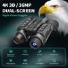 Dumjug 4K Digital Night Vision Goggles Binoculars with Photo and