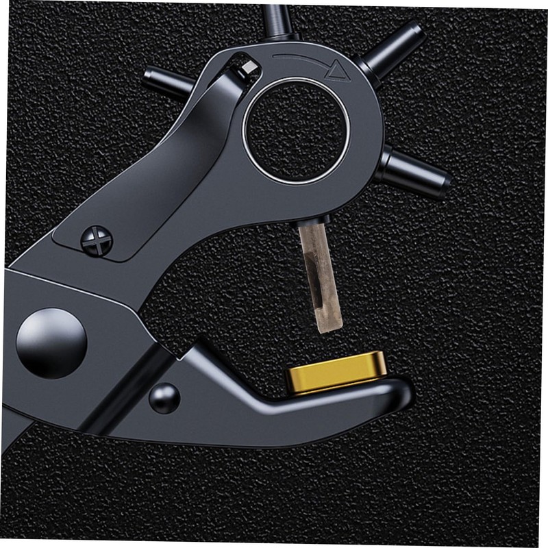 IWOWHERO Craft Leather Punch Tool Durable Metal Puncher for DIY