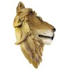 African Lion Head Mount Wall Statue Mini Bust Leo 9.5