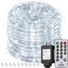 Solhice 75ft Rope Lights Outside Cool White 280 LEDs with