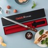 Seido Knives 10-Inch Rosewood Diamond Sharpening Rod - Honing Steel