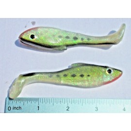 ALL AMERICAN Tournament Quality Soft Plastic Lures 4ct BABY BASS 4" SUPER SHAD SWIMBAITS Fishing Lures Soft Plastic Baits Swim bait