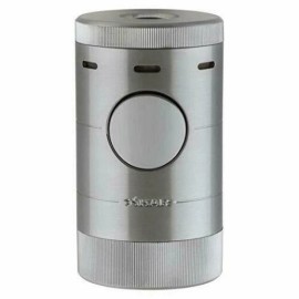 XIKAR Volta Quad Flame Tabletop Cigar Torch Lighter #569  - Silver