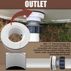 TonGass (1-Pack) 1 1/2" Above Ground Pool Inlet Return Fitting