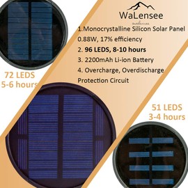 Walensee Solar Lights Outdoor Upgraded 43"(1 PACK) 96 LED Waterproof Flickering Flames Torch Lights Outdoor Solar Spotlights Landscape Decoration Lighting Dusk to Dawn Auto On/Off Security Torch Light
