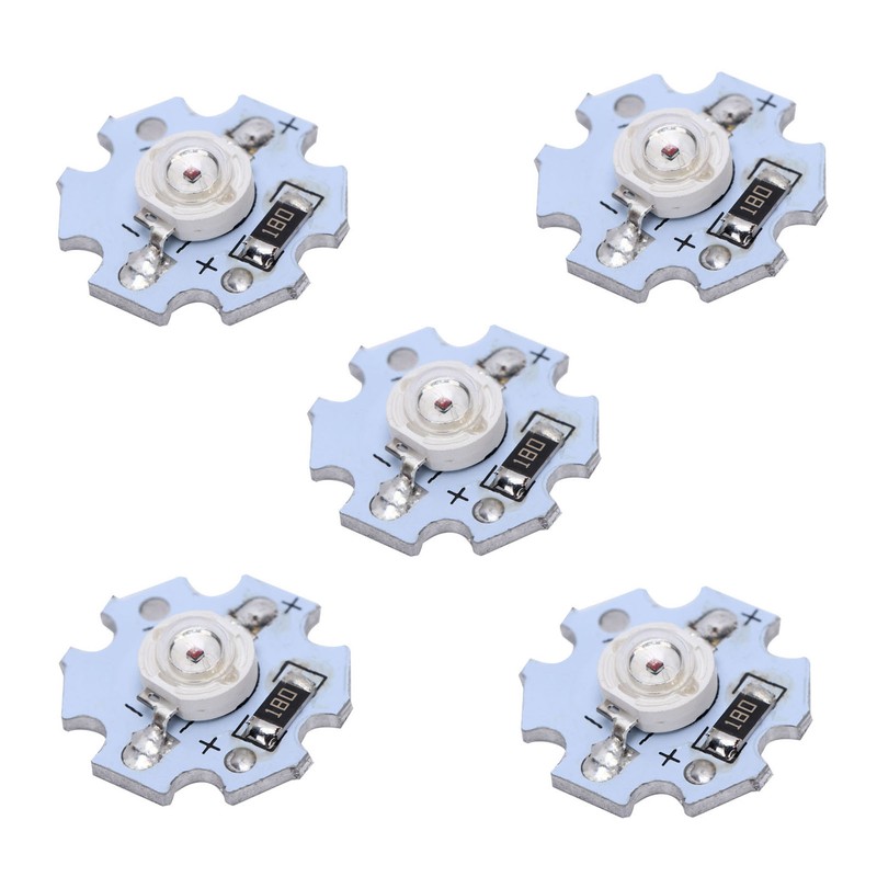 25Pcs 0.5W 5V High Power LED Lamp Bead Light Source