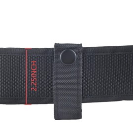 2 Piece Handcuff Strap, Nylon Handcuff Strap Retainer, Single Buckle Slide-in for 2.25 Inch Duty Belt