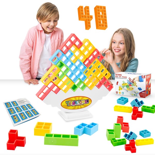 CHANCCI Tetra Tower Game for Children Adults, Tetra Tower Balancing
