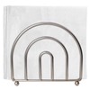 Blue Donuts Satin Nickel Arc Collection Napkin Holder – Napkin
