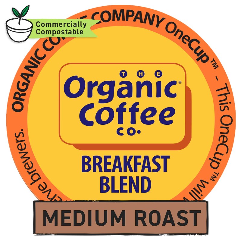 The Organic Coffee Co. Compostable Coffee Pods - Breakfast Blend