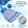 2 Pack - Replacement Heavy Duty Microfiber Mop Head |