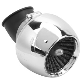 Air Filter Purifier Kit W Flange Clamp Adapter Universal Cleaner for Motorcycle Dirt Bike ATV