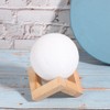 Moon Table Light 3D Printing Night Lamps Charging Bedroom for
