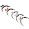 8.5cm Semicircle Embossing Kiss Lock Frame Lock Clip for Purse