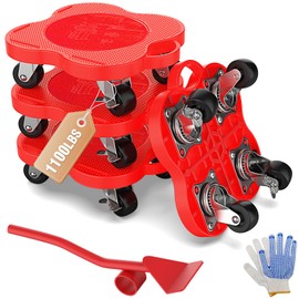 Furniture Dolly,Furniture Mover Sliders with Brake Wheels 360° Rotation,Anti-Slip Furniture Lift Mover Tool Set for Moving Refrigerator, Sofa, Cabinet,Heavy Objects Up to 1100lb