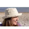 Scala Sombrero de algodón de ala Mediana para Mujer, Verde