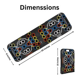 Push Up Board 27 in 1, Home Gym Equipment, Push Up Training Board, Full Body Strength Training & Abs Workout Equipment for Men and Women