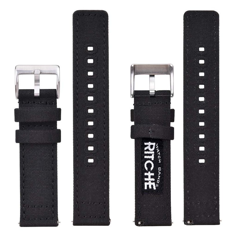 Ritche Christmas Gift Canvas Quick Release Watch Band 18mm 20mm