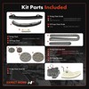 A-Premium 11Pcs Engine Timing Chain Kit W/Guide & Sprocket [fits