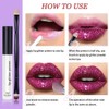 Makeup Lip Primer Kit Metllic High Pigmented Powder Long Lasting