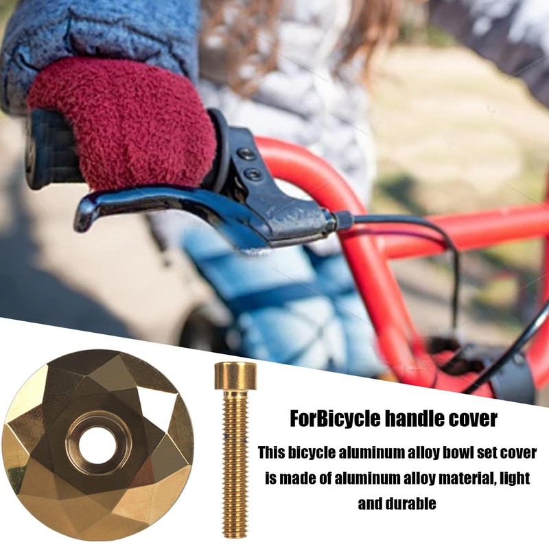 Road Bikes Bowl Cover,Lightweight Headset Top Caps Non-Slip Bikes Bowl