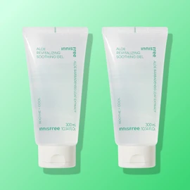 Innisfree Aloe Revitalizing Soothing Gel 300mL x 2 / 이니스프리 알로에 리바이탈라이징 수딩젤 300mL 2개