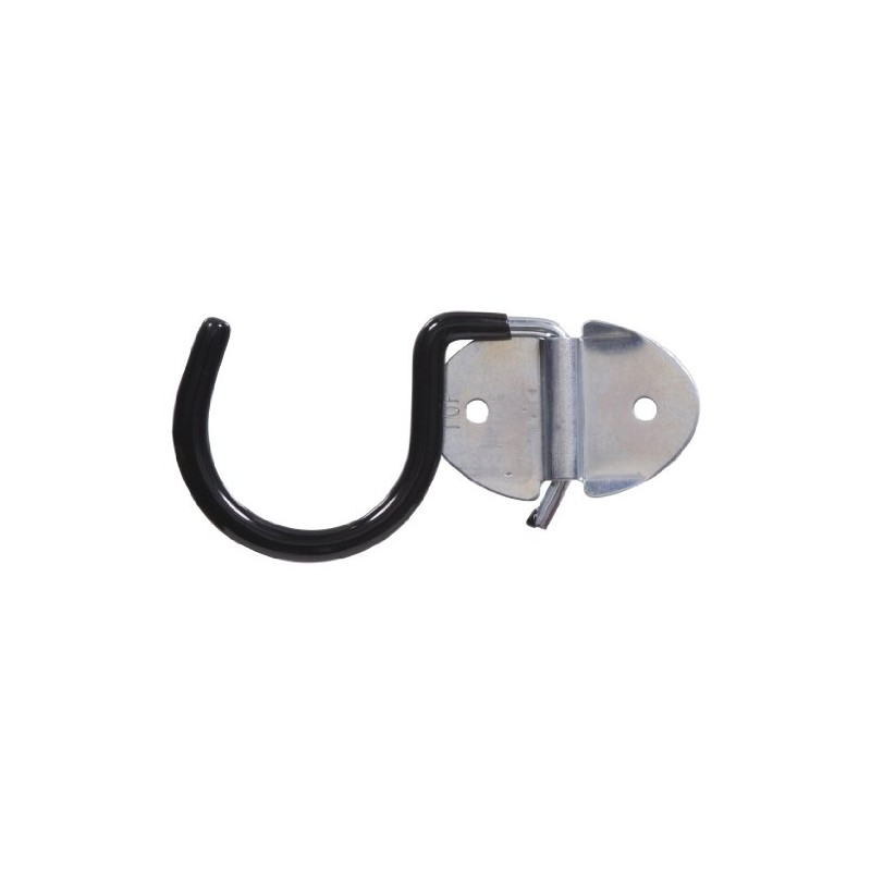 The Hillman Group 851985 Broom and Tool Holder, Black Vinyl