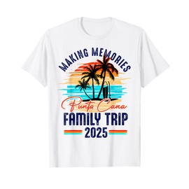 Family Punta Cana Vacation 2025 Summer Vacation Matching T-Shirt